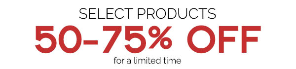 Select Products 50% Off