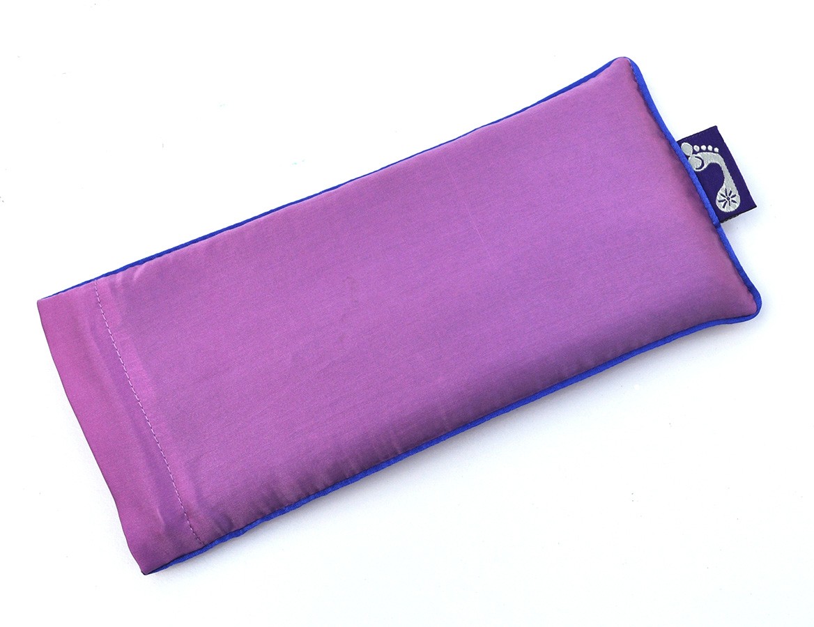Orchid Eye Pillow (Blue Piping)