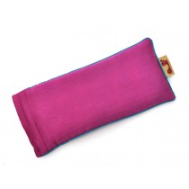 Berry Eye Pillow (Teal Piping)