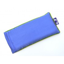 Dazzling Blue Eye Pillow (Lime Piping)