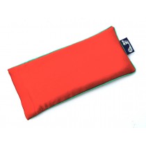 Tangerine Eye Pillow (Aqua Piping)
