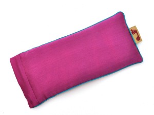 Berry Eye Pillow (Teal Piping)