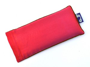Coral Eye Pillow (Brown Piping)
