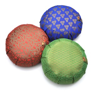 Sari Pattern Zafu Meditation Cushion