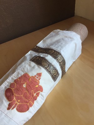 Linen Ganesh Yoga Mat Bag