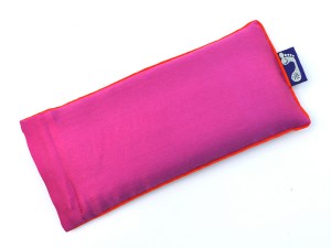 Magenta Eye Pillow (Orange Piping)