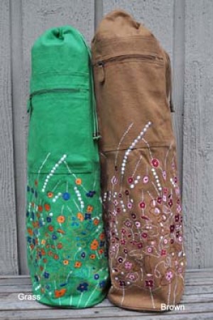 Indian Peacock Yoga Mat Bag